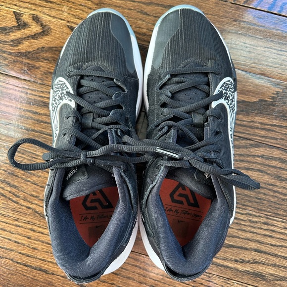 Nike Zoom Freak 2 Black White - Picture 3 of 5